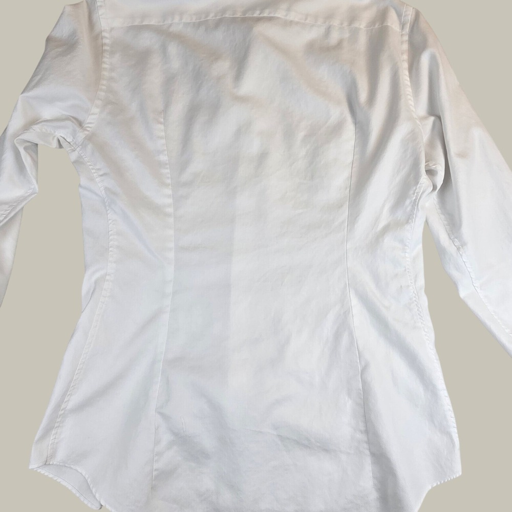 Emanuel Berg Mens White Modern Fit Cotton Button Down Shirt XL 17.5 Poland - Picture 2 of 8